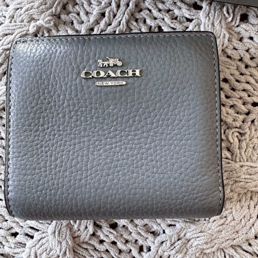 Coach Pebble Leather Crossbody Bag and Wallet in Gray - Picture 6 of 8